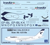 1:144 Iran Air Airbus A.310-200