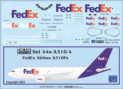 1:144 FedEx Airbus A.310-200F/-300F