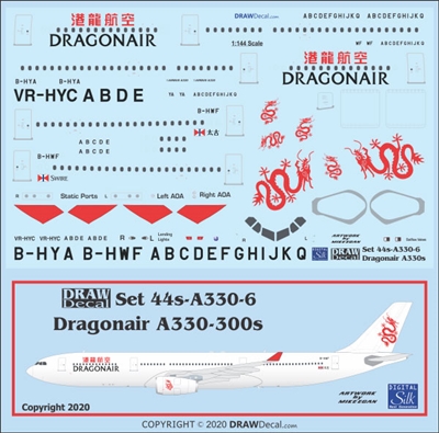 1:144 Dragonair Airbus A.330-300