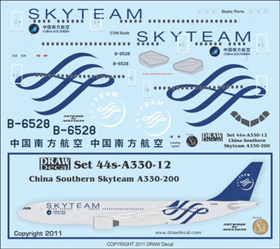 1:144 China Southern 'Skyteam' Airbus A.330-300