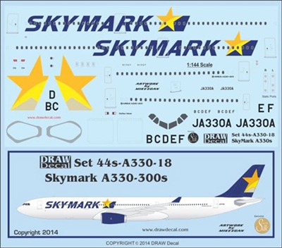 1:144 Skymark Airlines Airbus A.330-300