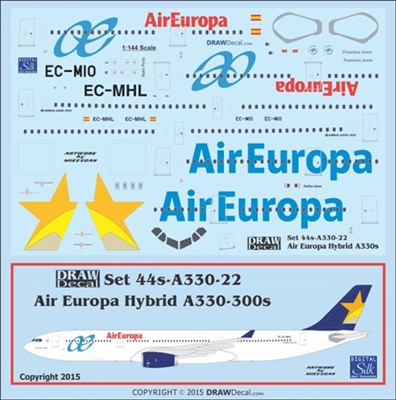 1:144 Air Europa (hybrid Skymark) Airbus A.330-300