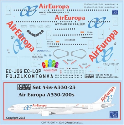 1:144 Air Europa Airbus A.330-200