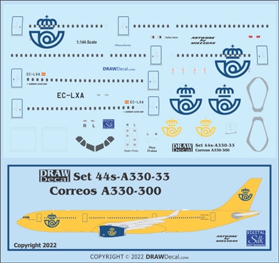 1:144 Iberojet 'Correos' Airbus A.330-300