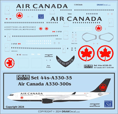 1:144 Air Canada Airbus A.330-300
