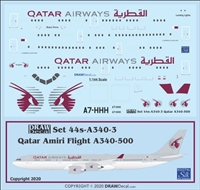 1:144 Qatar Amiri Royal Flight Airbus A.340-500
