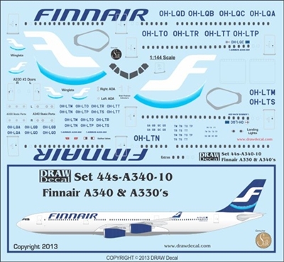 1:144 Finnair Airbus A.340-300 / A.330-300