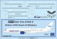 1:144 Airbus A350 Doors and Windows