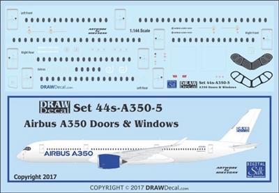 1:144 Airbus A350 Doors and Windows