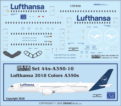 1:144 Lufthansa (2018 cs) Airbus A.350-900