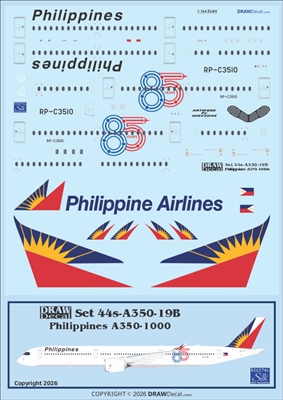 1:144 Philippine Airlines Airbus A.350-1000