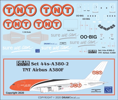 1:144 TNT Cargo Airbus A.380-800F