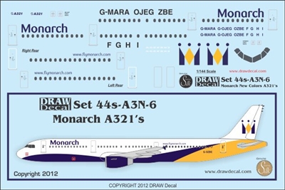 1:144 Monarch Airbus A.321