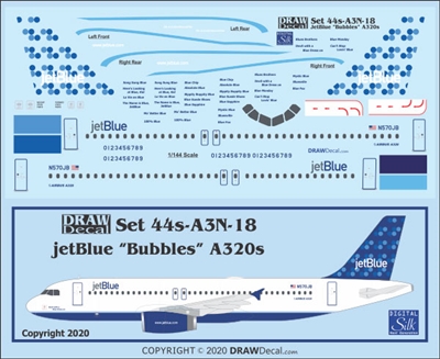 1:144 JetBlue Airbus A.320 'Bubbles'