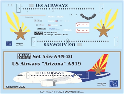 1:144 US Airways 'Arizona' Airbus A.319