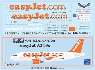 1:144 EasyJet Airbus A.319