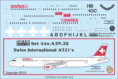 1:144 Swiss Airbus A.321