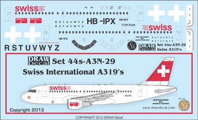1:144 Swiss Airbus A.319