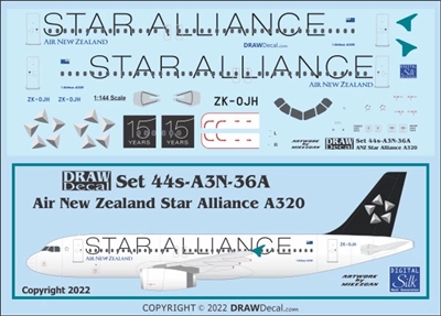 1:144 Air New Zealand/Spanair 'Star Alliance' A.320
