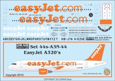 1:144 EasyJet Airbus A.320
