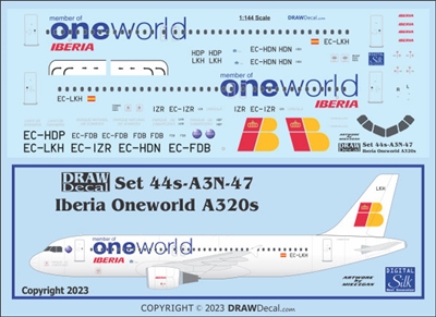 1:144 Iberia 'OneWorld' Airbus A.320