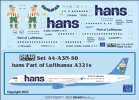 1:144 HANS Airbus A.321