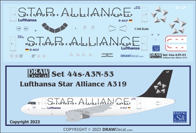 1:144 Lufthansa 'Star Alliance' Airbus A.319
