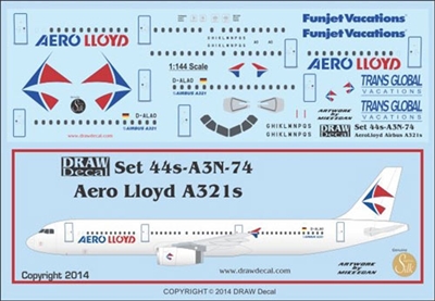 1:144 Aero Lloyd Airbus A.321