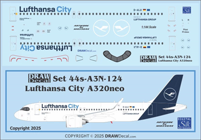 1:144 Lufthansa City Airbus A.320NEO