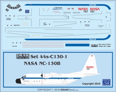 1:144 NASA NC-130B Hercules