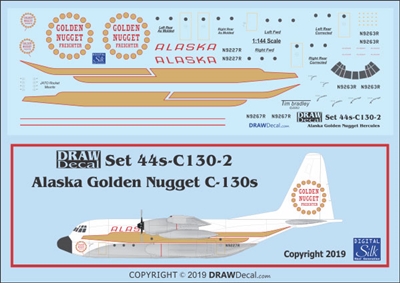 1:144 Alaska 'Golden Nugget' C.130 Hercules