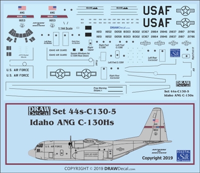1:144 USAF Idaho Air National Guard C-130's