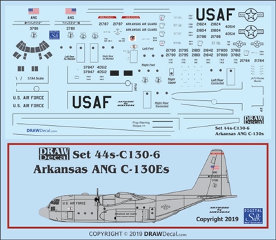 1:144 USAF Arkansas Air National Guard C-130's