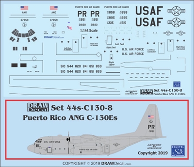 1:144 USAF Puerto Rico ANG C.130 Hercules