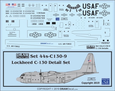 1:144 USAF (generic detail) C.130 Hercules