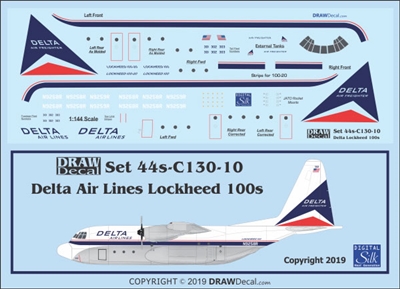 1:144 Delta Airlines L-100 Hercules