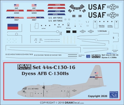 1:144 USAF 'Dyess AFB, Texas' C.130H Hercules