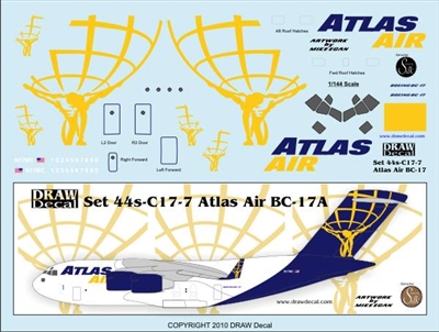 1:144 Atlas Air Cargo McDD C17 Globemaster III (FOF)