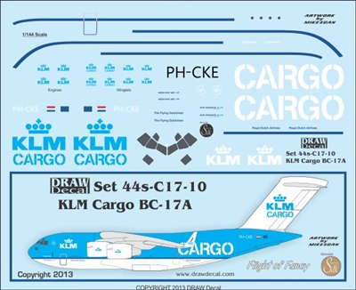 1:144 KLM Cargo McDD C.17A Globemaster III (FOF)