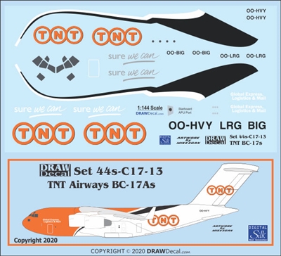 1:144 TNT McDD C17A Globemaster III