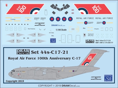 1:144 Royal Air Force "100th Anniversary" McDD C-17A