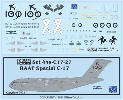 1:144 Royal Australian Air Force 'White Ribbon'  McDD C17 Globemaster III