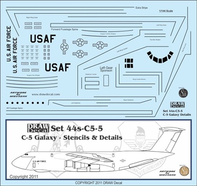 1:144 Lockheed C5 Details