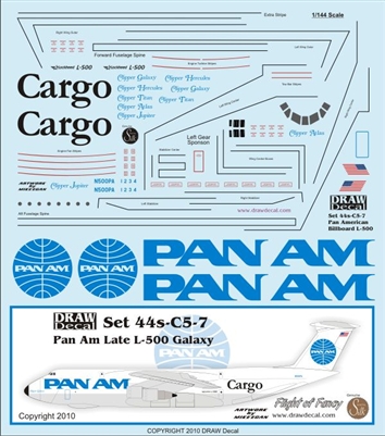 1:144 Pan Am (billboard cs) C5 Galaxy