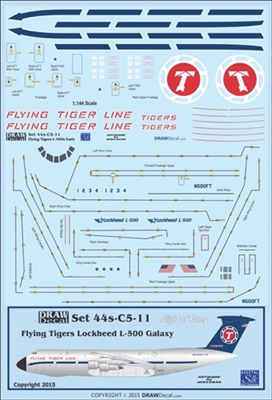1:144 Flying Tiger Line L-500 Galaxy