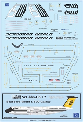1:144 Seaboard World L-500 Galaxy
