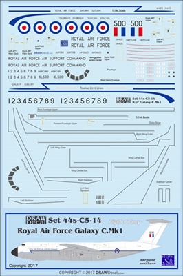 1:144 Royal Air Force C5A Galaxy (FofF)