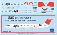 1:144 J-Air 'Arc of the Sun' cs Canadair CRJ 200