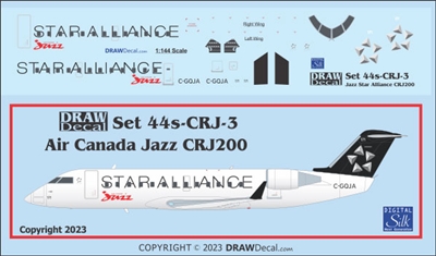 1:144 Air Canada Jazz Canadair CRJ 200