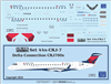 1:144 Delta Connection Canadair CRJ-700